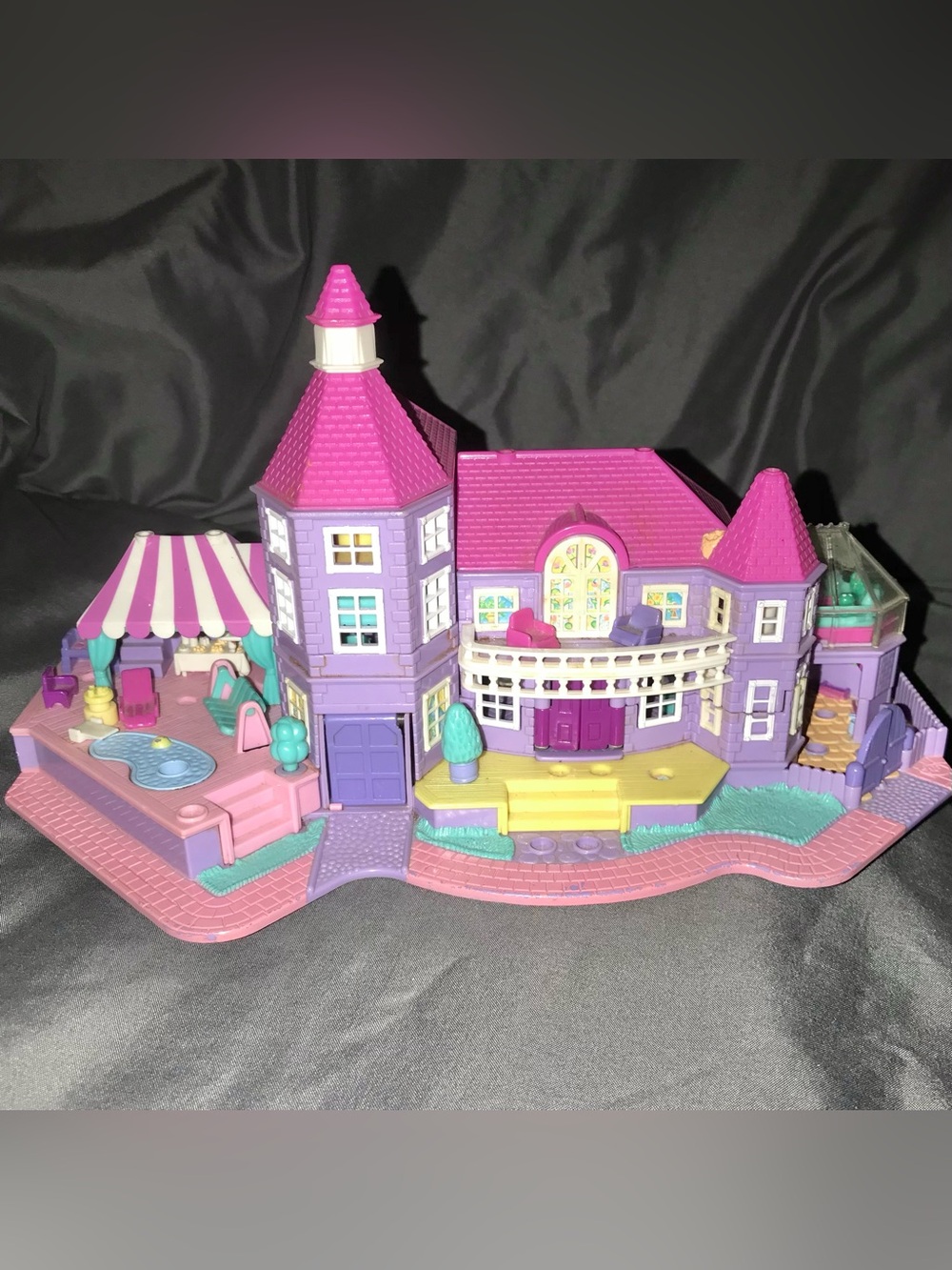 Vintage Polly pocket blue bird 1994 purple magical mansion